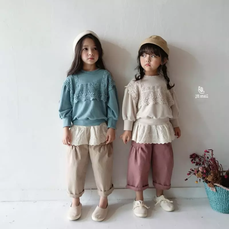 JM Snail - Korean Children Fashion - #Kfashion4kids - Inner Lace Sleeveless - 3