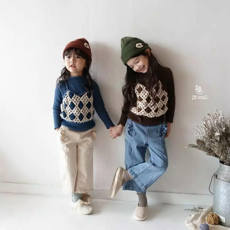 JM Snail - Korean Children Fashion - #stylishchildhood - Quilting Vest Tee - 4