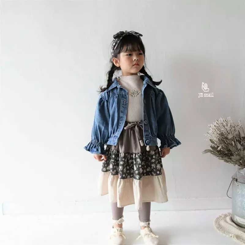 JM Snail - Korean Children Fashion - #childofig - Flower Color Skirt - 6