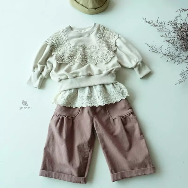 JM Snail - Korean Children Fashion - #childofig - Inner Lace Sleeveless - 11