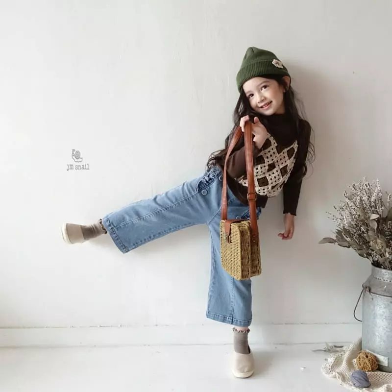 JM Snail - Korean Children Fashion - #childrensboutique - Span fRill Semi Wide Pants - 6