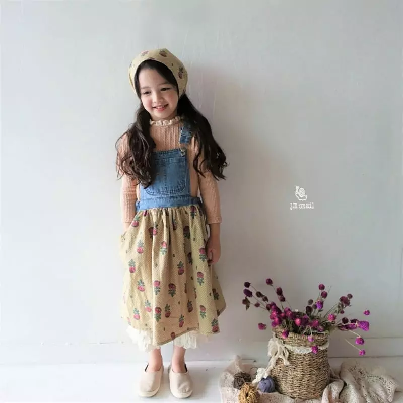 JM Snail - Korean Children Fashion - #designkidswear - Cotton Knit Puff Tee - 9