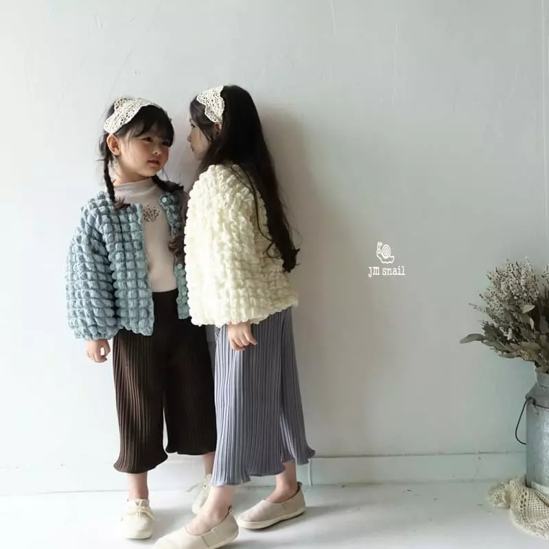 JM Snail - Korean Children Fashion - #discoveringself - Embo Cardigan - 3