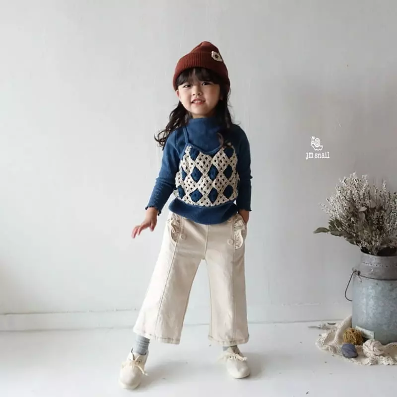 JM Snail - Korean Children Fashion - #fashionkids - Span fRill Semi Wide Pants - 9
