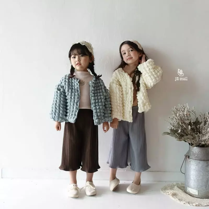 JM Snail - Korean Children Fashion - #discoveringself - Embo Cardigan - 4