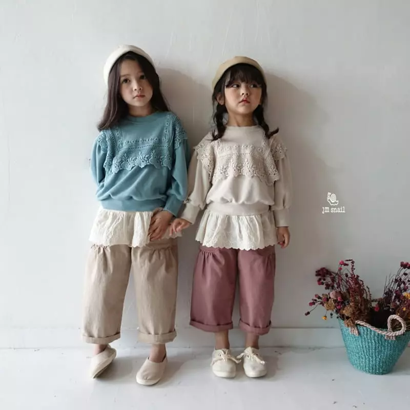 JM Snail - Korean Children Fashion - #littlefashionista - French Terry Tee - 2