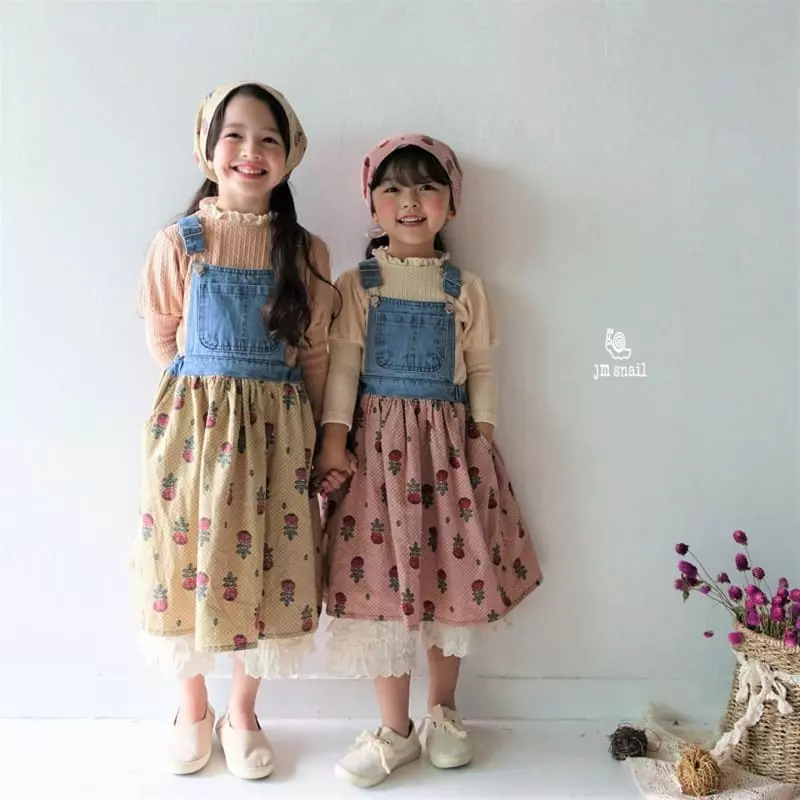 JM Snail - Korean Children Fashion - #magicofchildhood - Cotton Knit Puff Tee