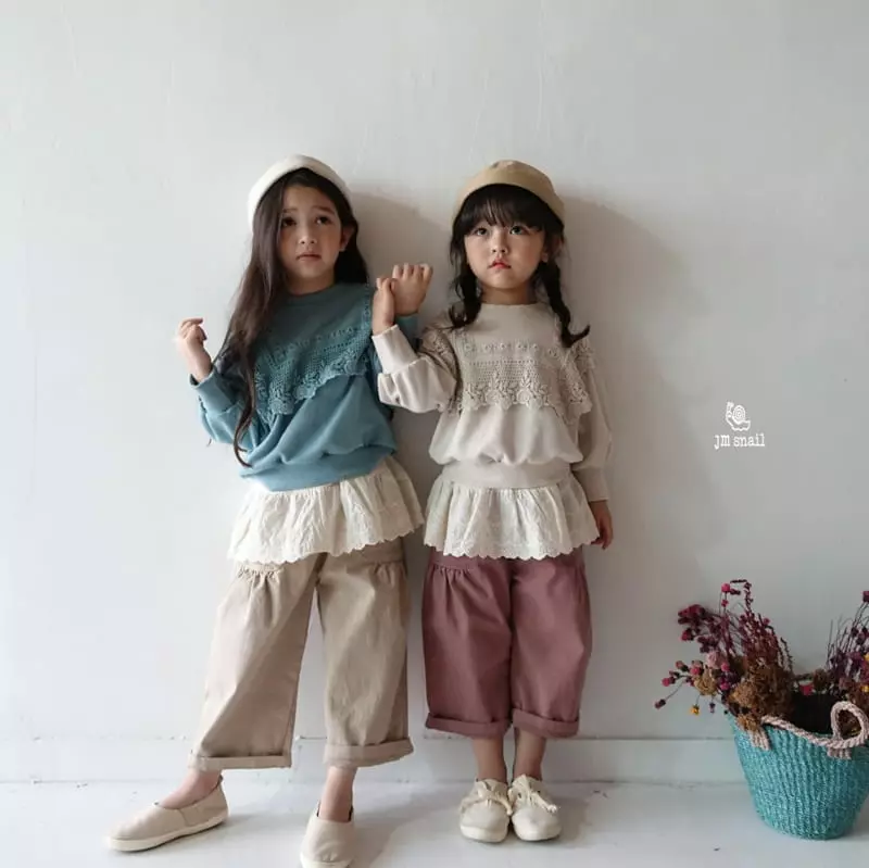 JM Snail - Korean Children Fashion - #magicofchildhood - Inner Lace Sleeveless - 5