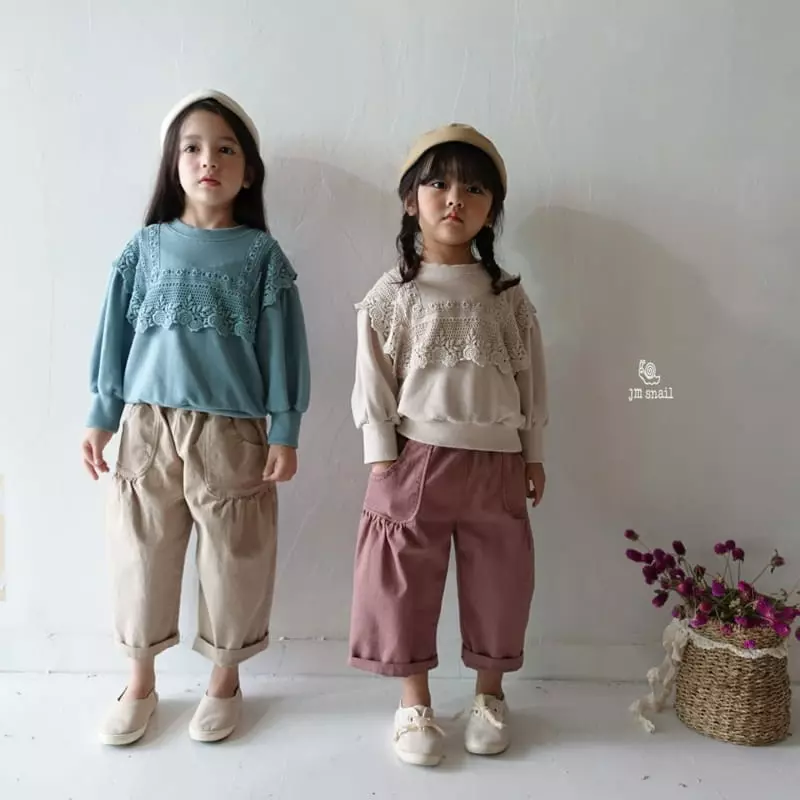 JM Snail - Korean Children Fashion - #minifashionista - Span Pocket Shirring Pants - 5