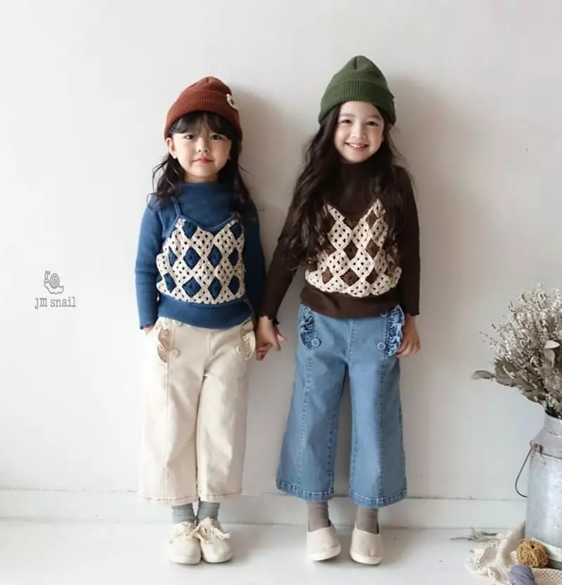 JM Snail - Korean Children Fashion - #prettylittlegirls - Span fRill Semi Wide Pants