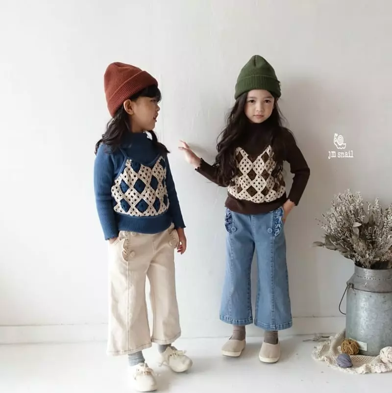 JM Snail - Korean Children Fashion - #stylishchildhood - Quilting Vest Tee - 3