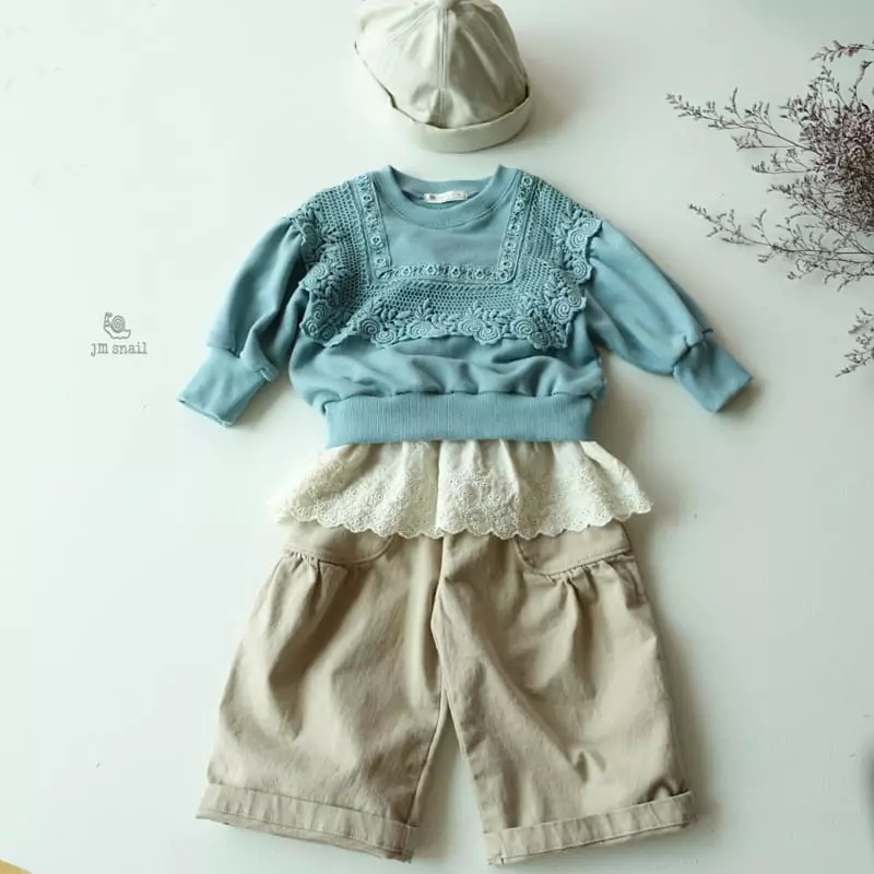 JM Snail - Korean Children Fashion - #toddlerclothing - Inner Lace Sleeveless - 9