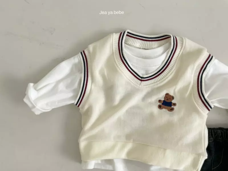 Jeaya & Mymi - Korean Baby Fashion - #babyboutiqueclothing - V Neck Yoggo Vest - 4