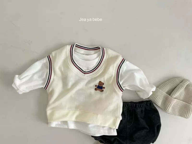 Jeaya & Mymi - Korean Baby Fashion - #babyfever - V Neck Yoggo Vest - 6