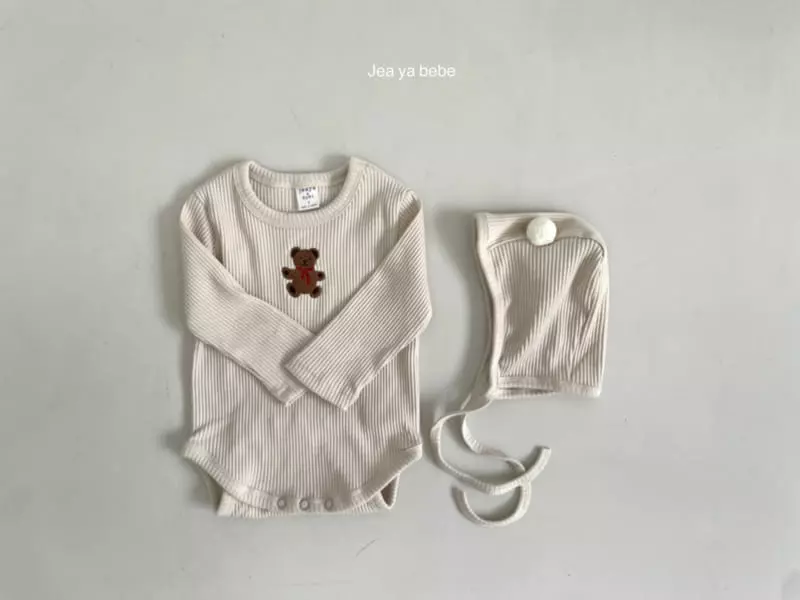Jeaya & Mymi - Korean Baby Fashion - #babyfever - Gift Bodysuit with Bell Hat - 2