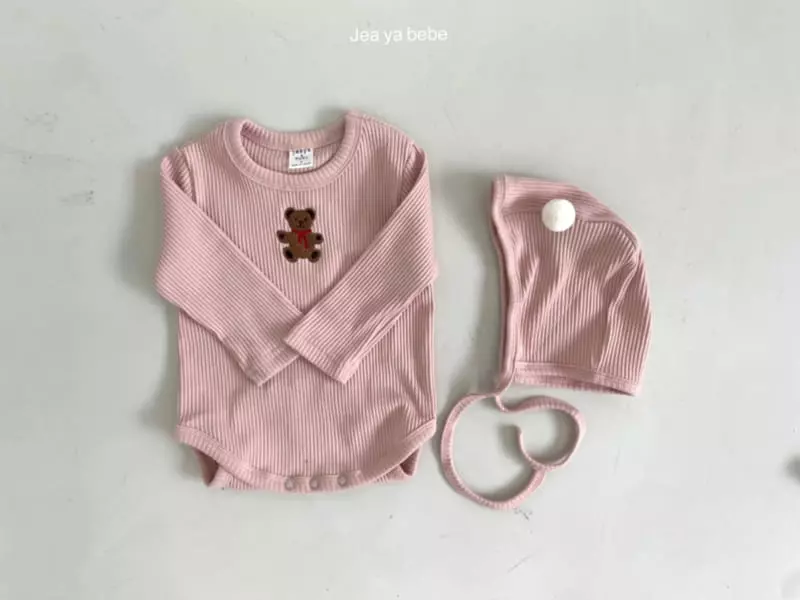 Jeaya & Mymi - Korean Baby Fashion - #babygirlfashion - Gift Bodysuit with Bell Hat - 3