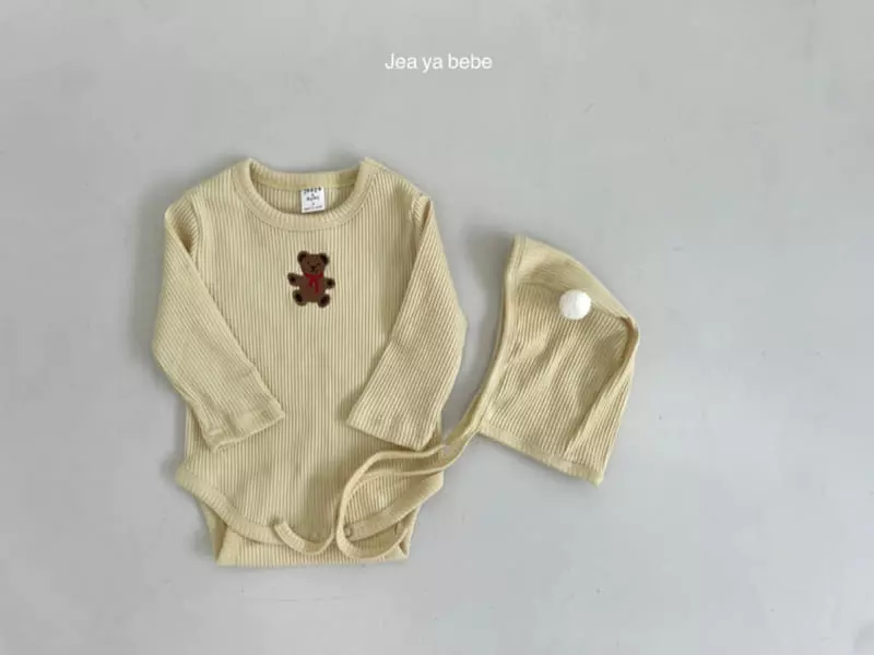 Jeaya & Mymi - Korean Baby Fashion - #babygirlfashion - Gift Bodysuit with Bell Hat - 4