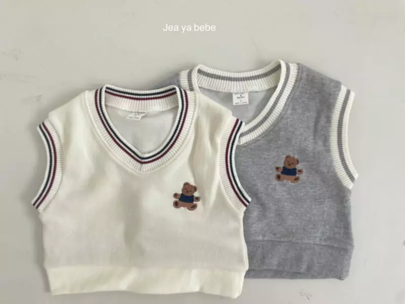 Jeaya & Mymi - Korean Baby Fashion - #babyoninstagram - V Neck Yoggo Vest - 9