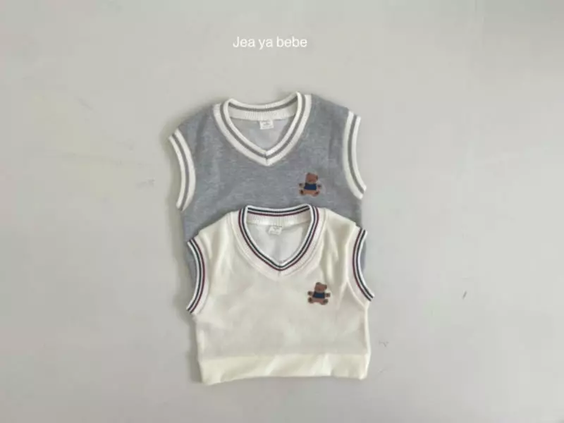 Jeaya & Mymi - Korean Baby Fashion - #babyootd - V Neck Yoggo Vest - 10