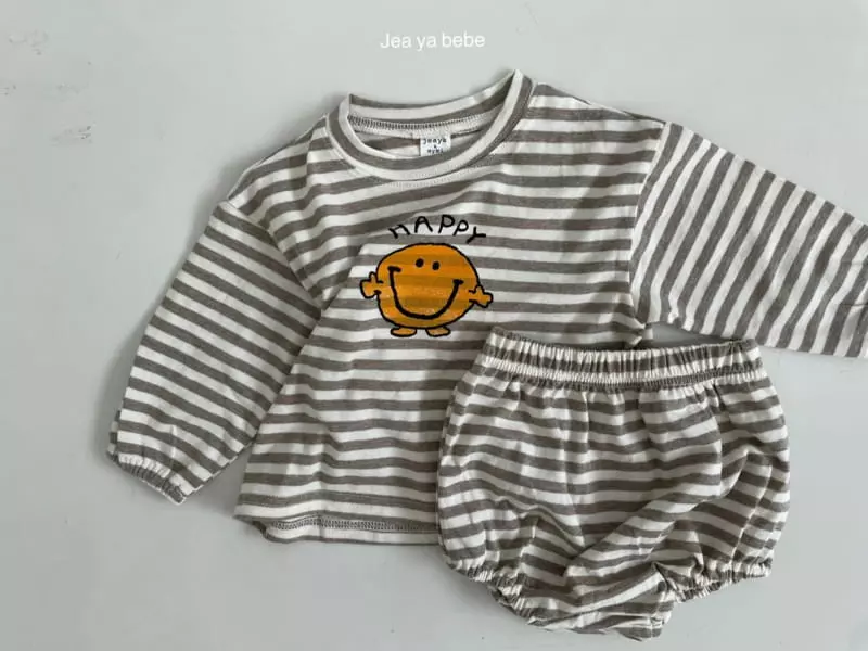 Jeaya & Mymi - Korean Baby Fashion - #babyootd - Happy Top Bottom Set - 5