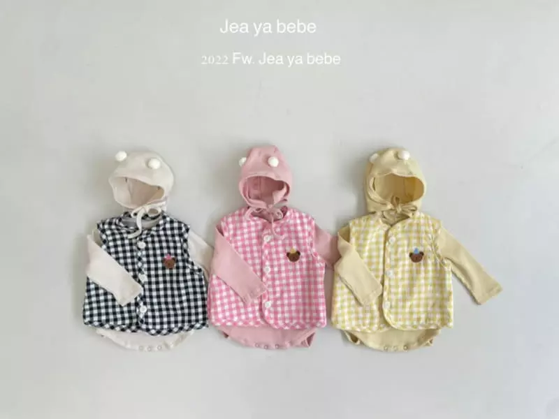 Jeaya & Mymi - Korean Baby Fashion - #babyoutfit - Gift Bodysuit with Bell Hat - 8
