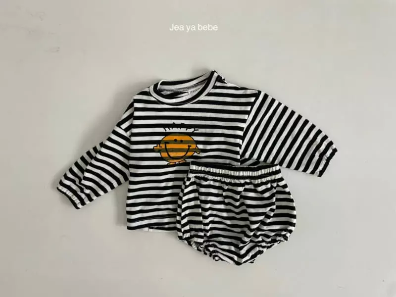 Jeaya & Mymi - Korean Baby Fashion - #babyoutfit - Happy Top Bottom Set - 7