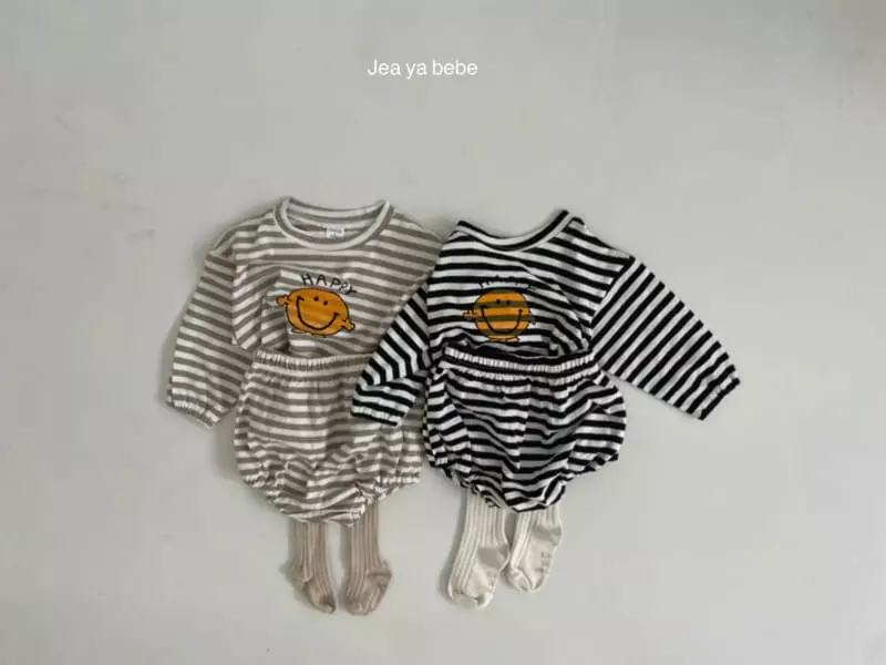 Jeaya & Mymi - Korean Baby Fashion - #babywear - Happy Top Bottom Set - 8