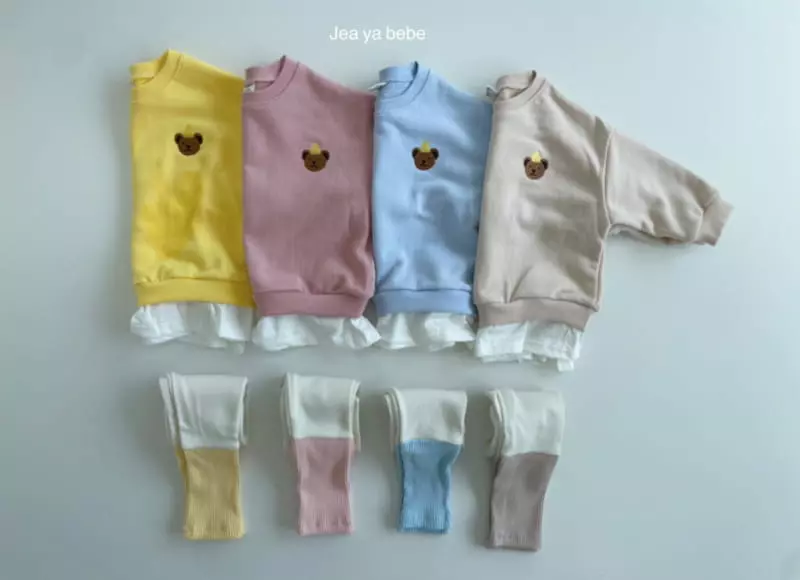 Jeaya & Mymi - Korean Children Fashion - #Kfashion4kids - Cutty Top Bottom Set - 11