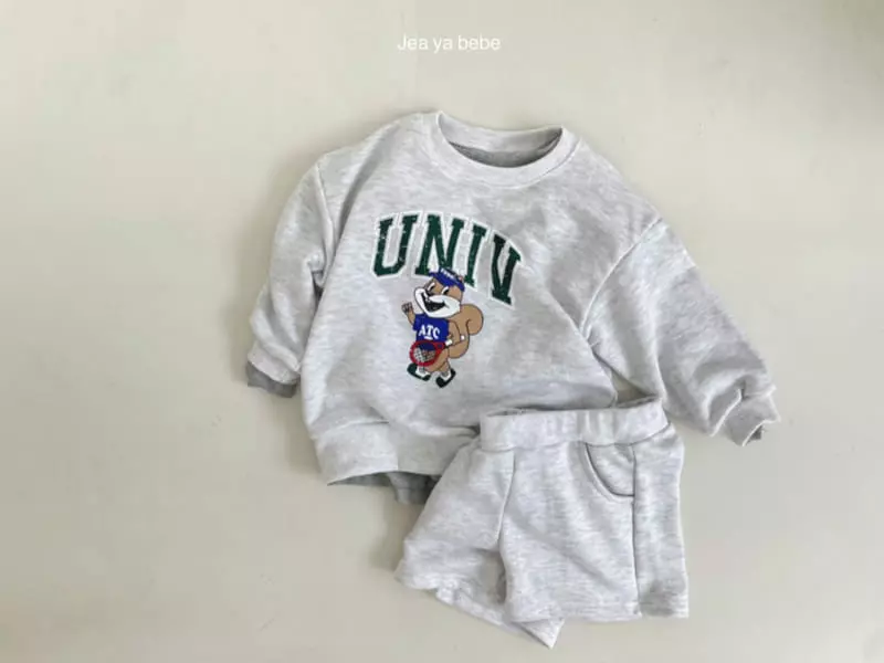 Jeaya & Mymi - Korean Children Fashion - #Kfashion4kids - Squirrel Top Bottom Set