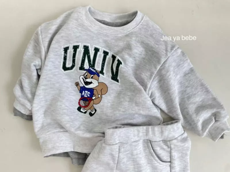 Jeaya & Mymi - Korean Children Fashion - #magicofchildhood - Squirrel Top Bottom Set - 4