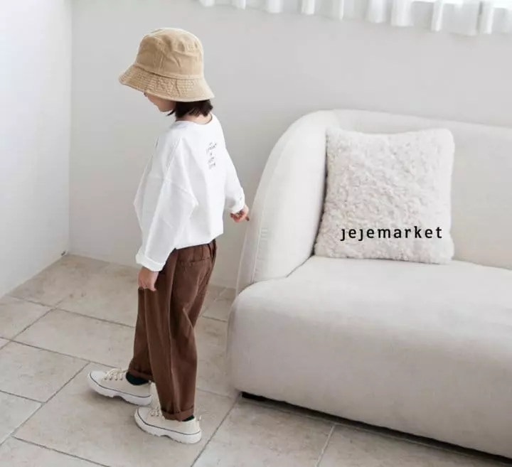 Jeje Market - Korean Children Fashion - #Kfashion4kids - Latte Slit Tee - 10