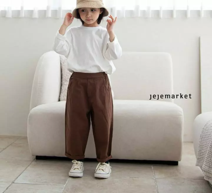 Jeje Market - Korean Children Fashion - #Kfashion4kids - Mocha Dart Pants - 2