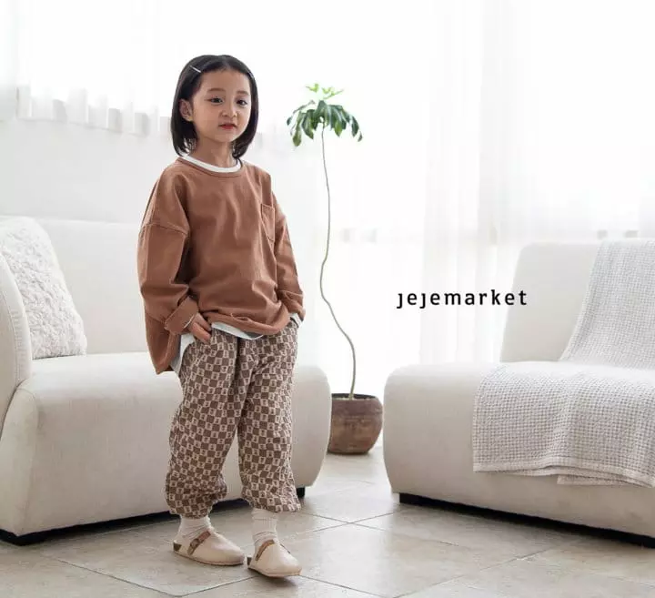 Jeje Market - Korean Children Fashion - #childofig - Pocket Piping Tee - 11
