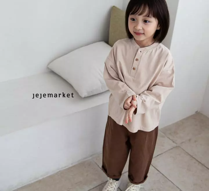 Jeje Market - Korean Children Fashion - #childrensboutique - Herny Neck Tee - 7