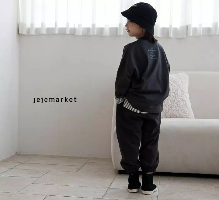 Jeje Market - Korean Children Fashion - #childrensboutique - Latte Slit Tee - 3