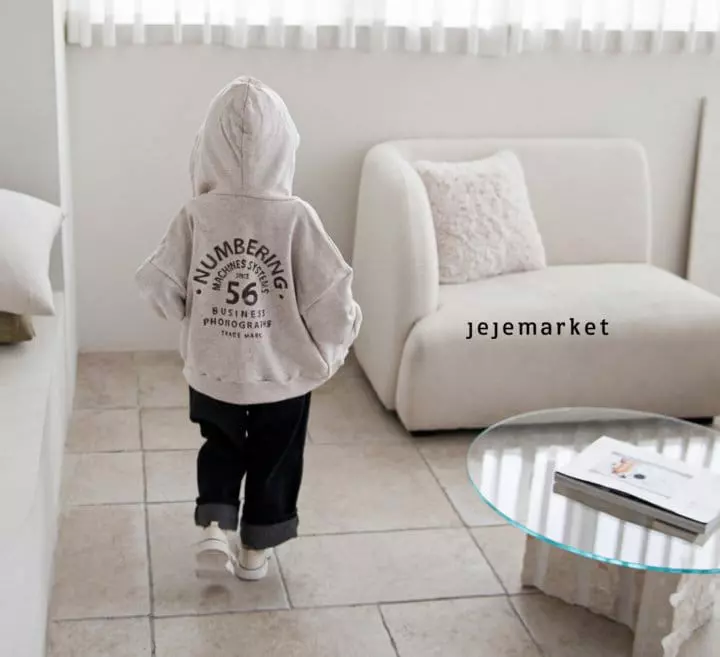 Jeje Market - Korean Children Fashion - #childofig - Nember Hoody Zip-up - 4