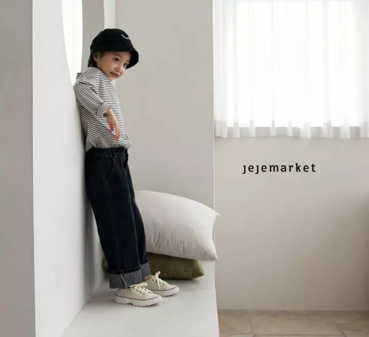 Jeje Market - Korean Children Fashion - #designkidswear - Seven Roll-up Jeans - 4
