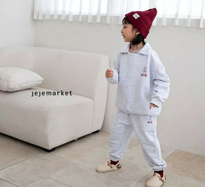 Jeje Market - Korean Children Fashion - #fashionkids - New York Sweatshirt Set - 9