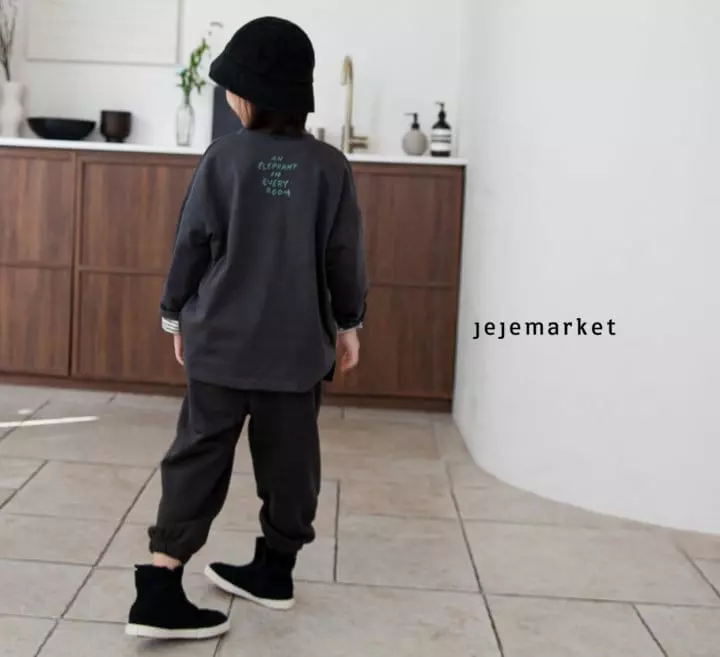 Jeje Market - Korean Children Fashion - #kidsshorts - Latte Slit Tee - 7