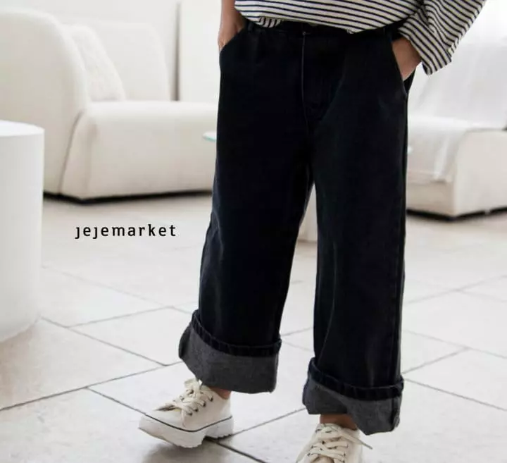 Jeje Market - Korean Children Fashion - #kidsshorts - Seven Roll-up Jeans - 6