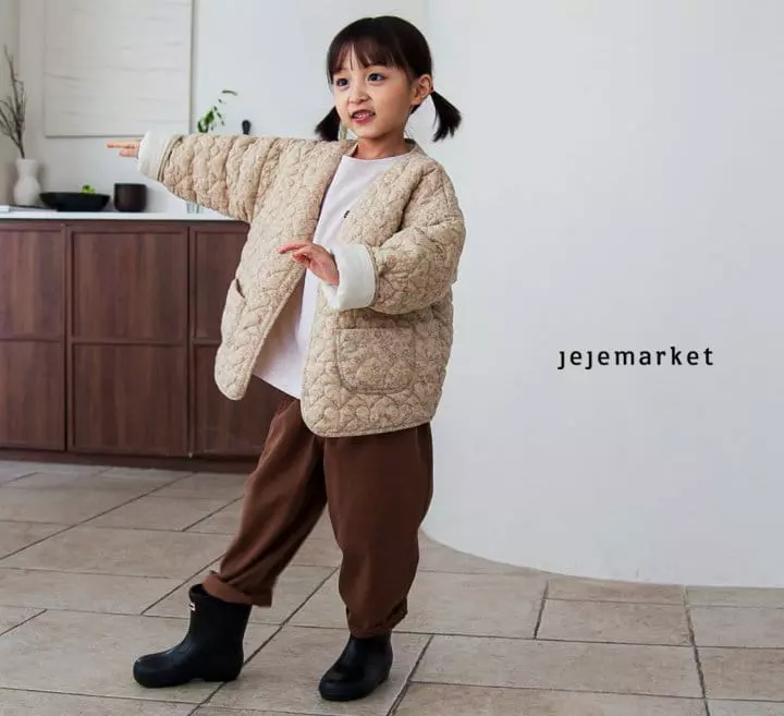 Jeje Market - Korean Children Fashion - #kidsshorts - Quilting Reversible Jacket - 5