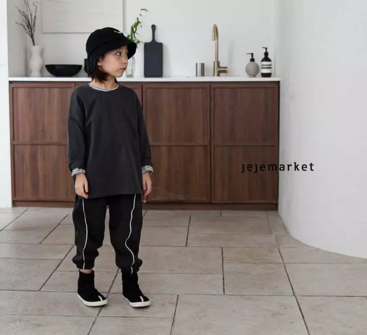 Jeje Market - Korean Children Fashion - #kidsstore - Latte Slit Tee - 8