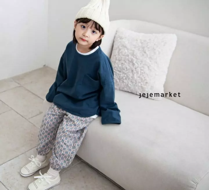 Jeje Market - Korean Children Fashion - #kidsshorts - Pocket Piping Tee - 4