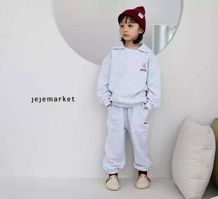 Jeje Market - Korean Children Fashion - #kidsstore - New York Sweatshirt Set - 11