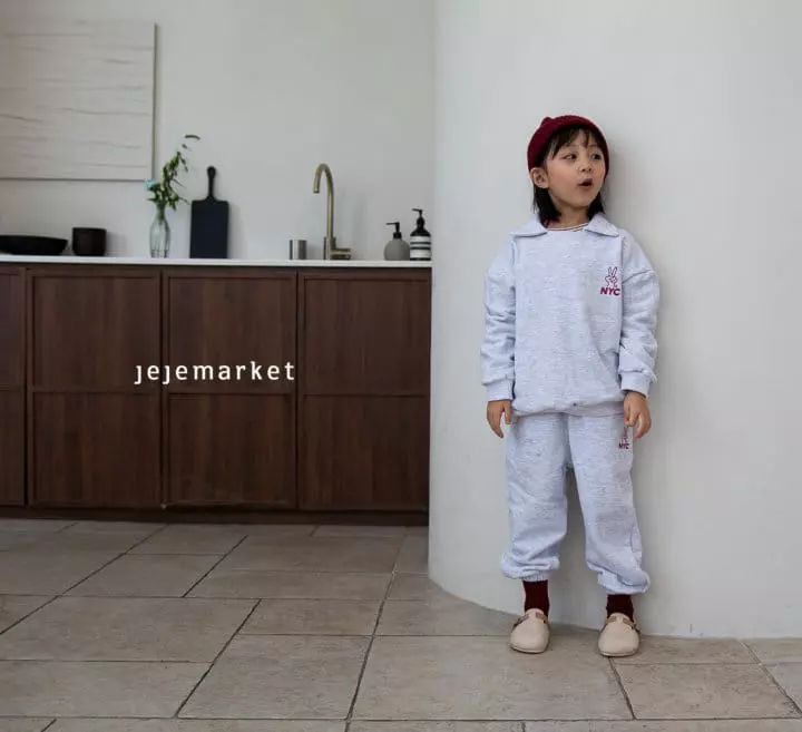 Jeje Market - Korean Children Fashion - #kidzfashiontrend - New York Sweatshirt Set - 12