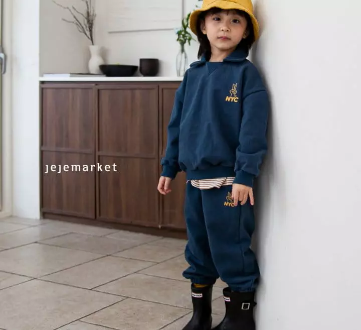 Jeje Market - Korean Children Fashion - #magicofchildhood - New York Sweatshirt Set