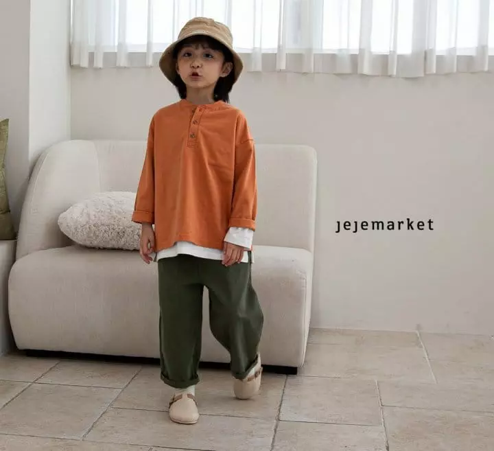 Jeje Market - Korean Children Fashion - #minifashionista - Herny Neck Tee