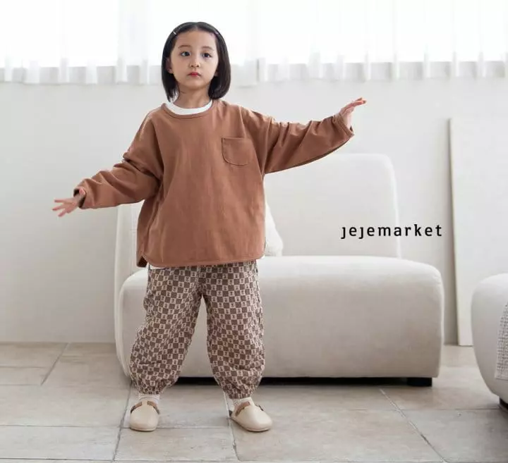 Jeje Market - Korean Children Fashion - #minifashionista - Pocket Piping Tee - 9