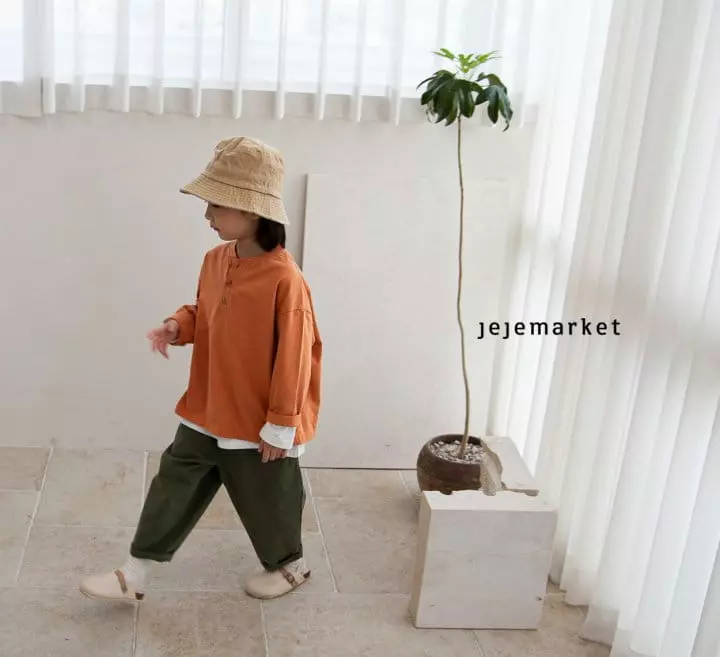 Jeje Market - Korean Children Fashion - #prettylittlegirls - Herny Neck Tee - 2