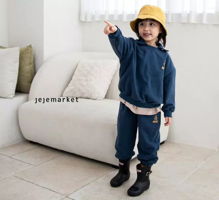 Jeje Market - Korean Children Fashion - #prettylittlegirls - New York Sweatshirt Set - 3